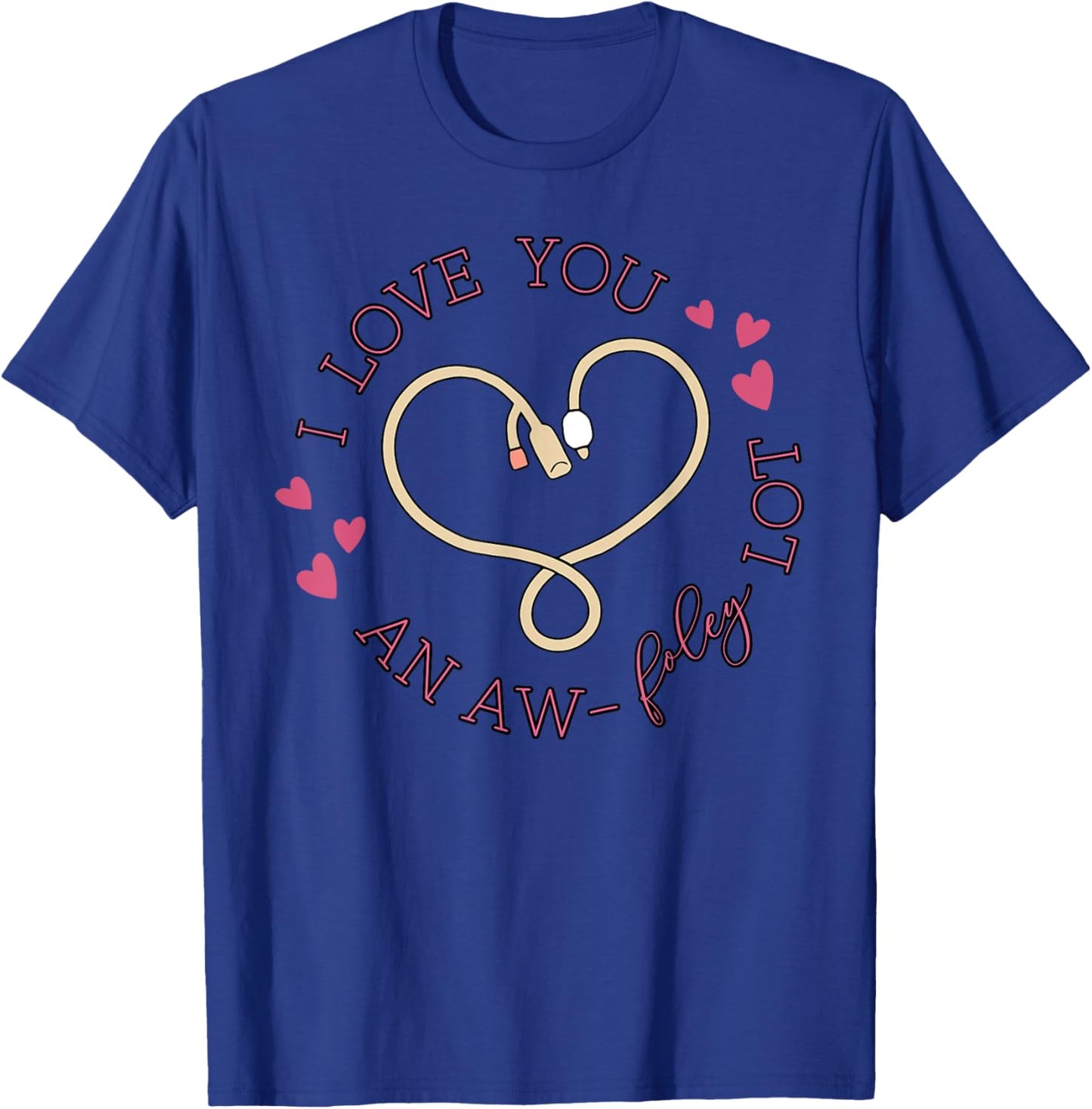 Urology Valentine Day Urologist Nurse Kidney Squad Med Surg T-Shirt - T-Shirt | Royal