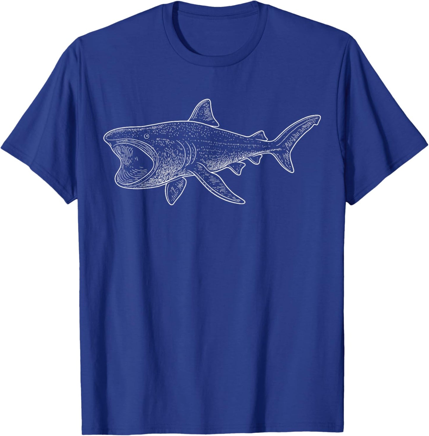 Megamouth Shark Illustration T-Shirt - T-Shirt | Royal