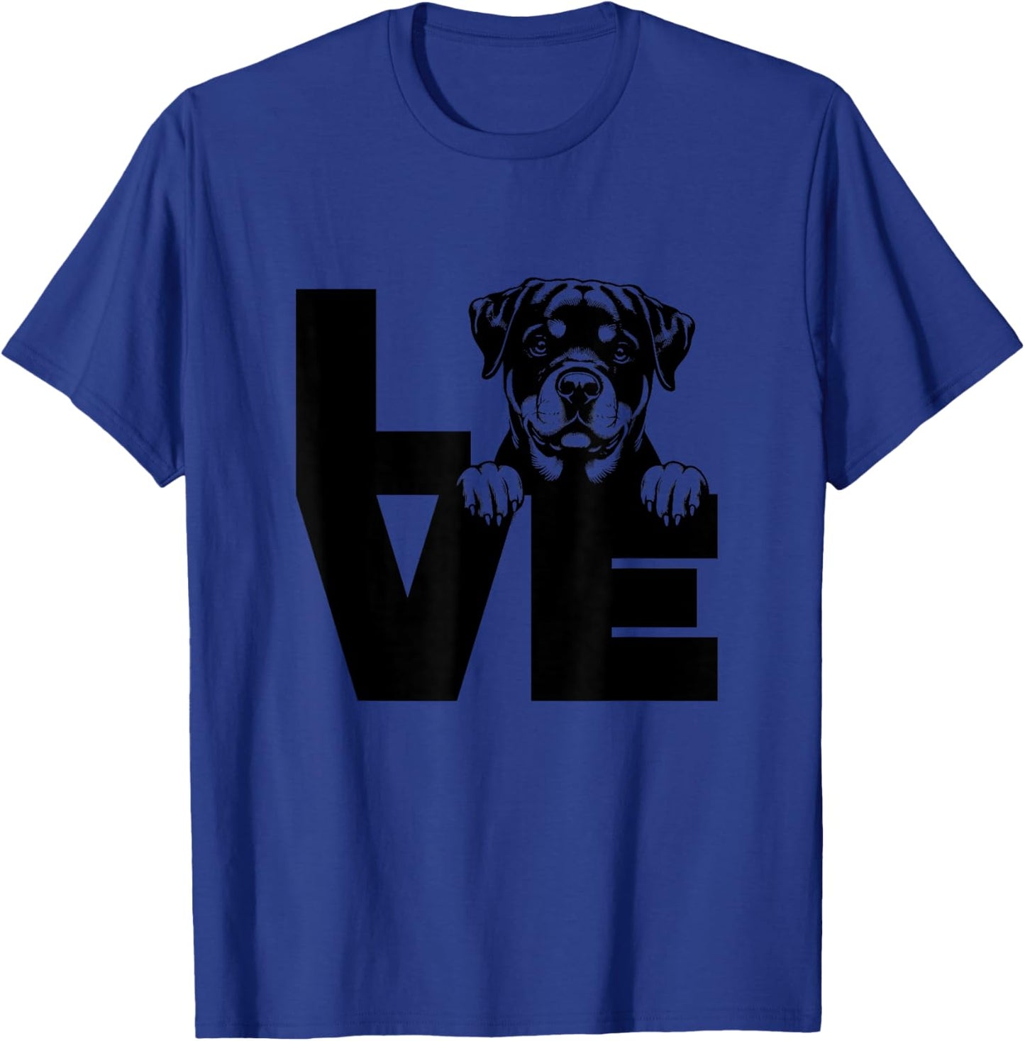 Love Rottweiler Dog T-Shirt - T-Shirt | Royal
