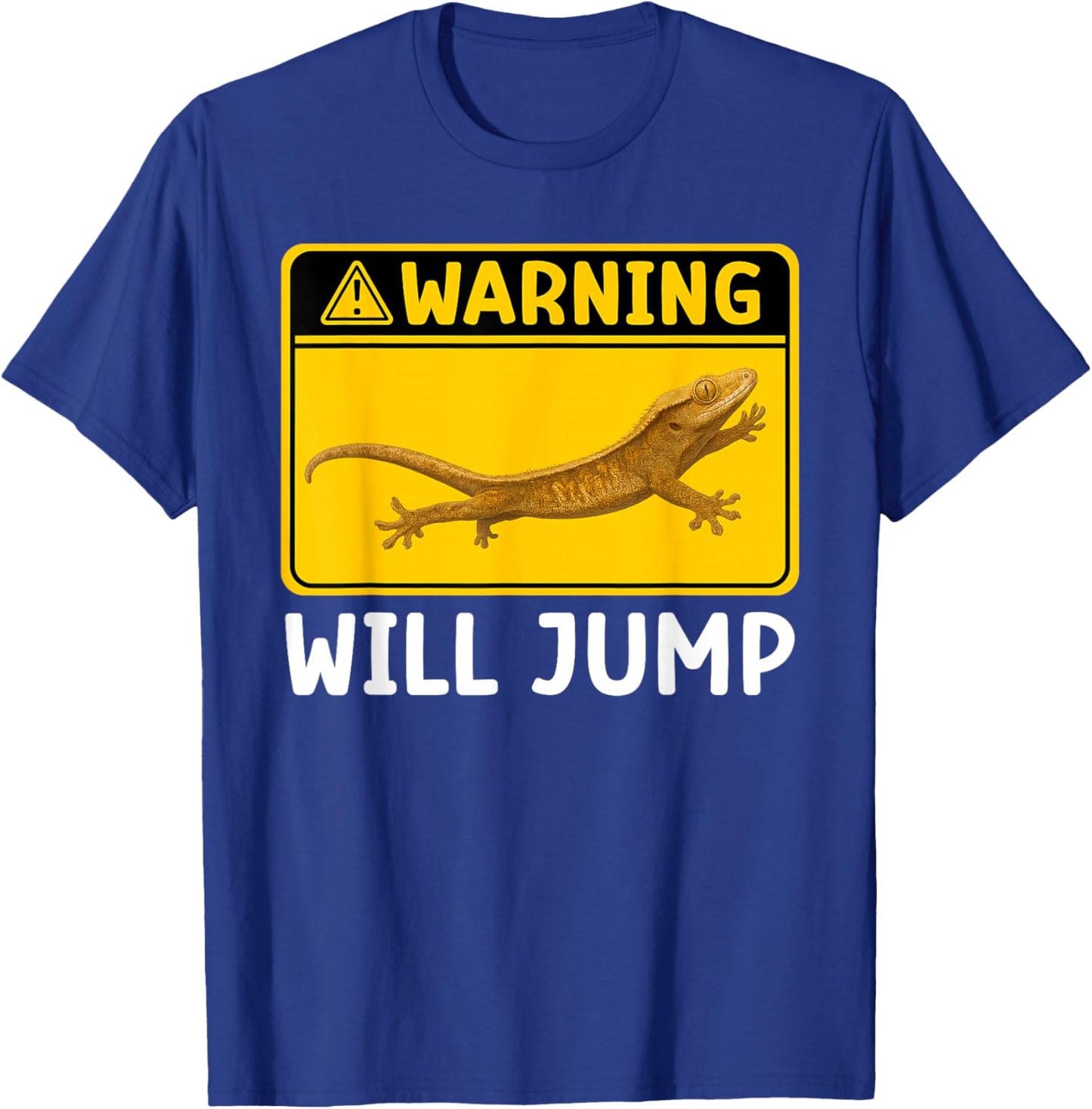 Will Jump Crested Gecko Owner Crestie Lover T-Shirt - T-Shirt | Royal