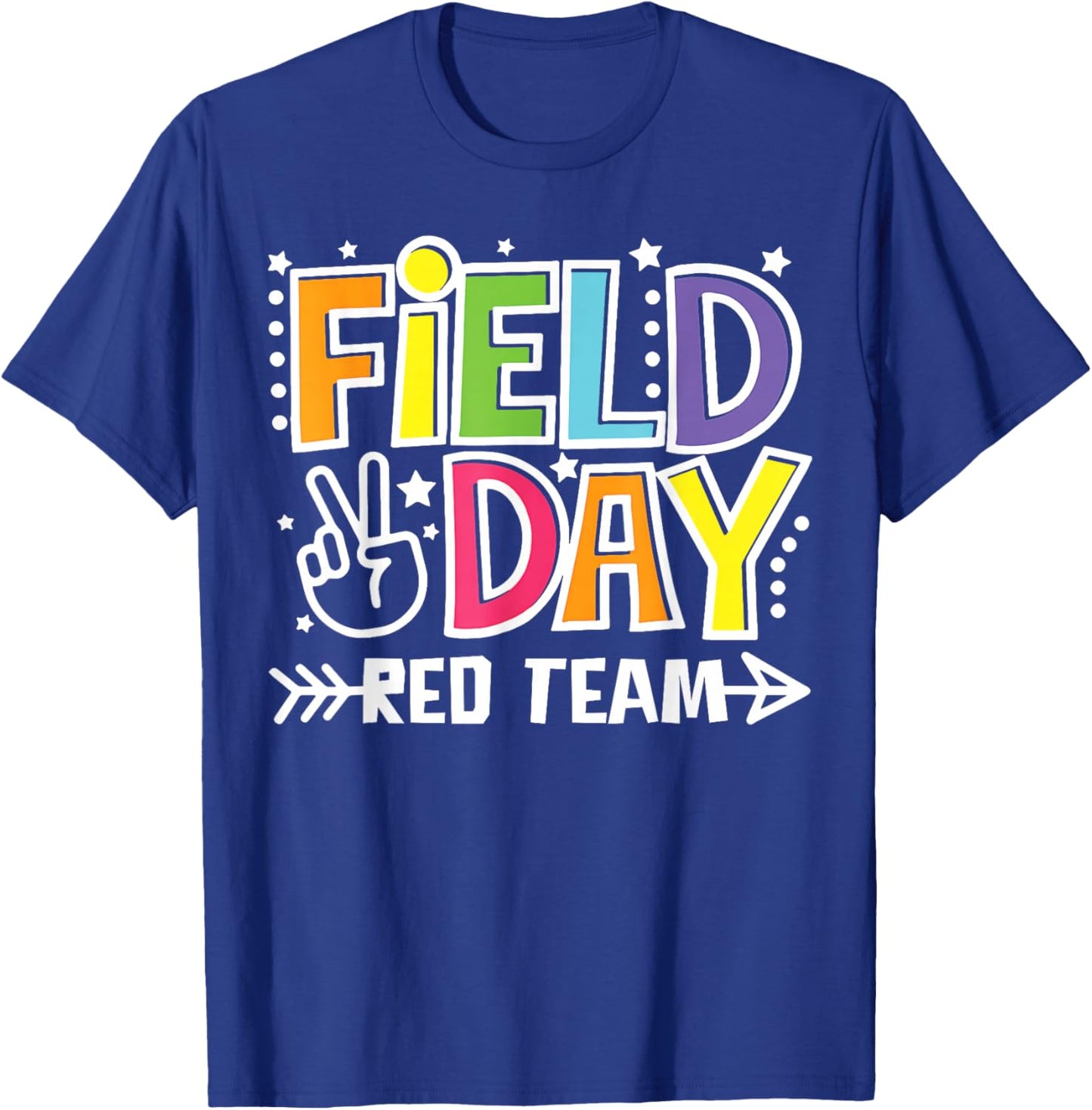 Field Day Red Team Funny for Teacher Kids Field Day Games T-Shirt - T-Shirt | Royal
