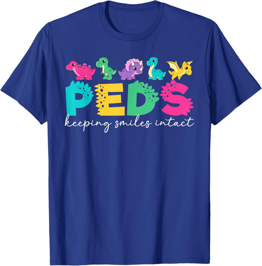 Peds Pediatric Nurse Appreciation Peds Nurse T-Shirt - T-Shirt | Royal