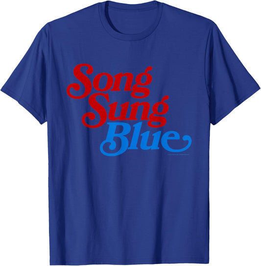 Song Sung Blue Logo T-Shirt - T-Shirt | Royal