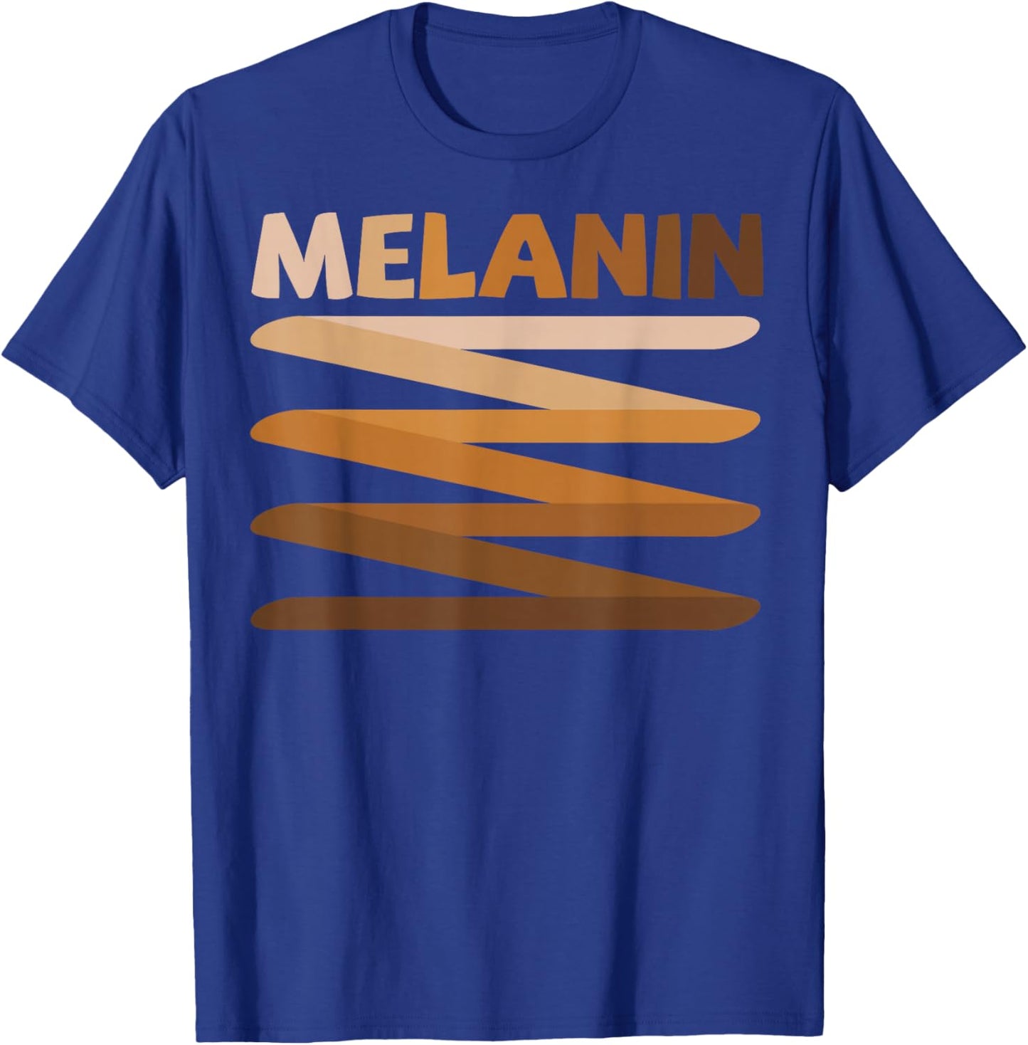 Melanin Black Queen King African American Man Women Girl T-Shirt - T-Shirt | Royal