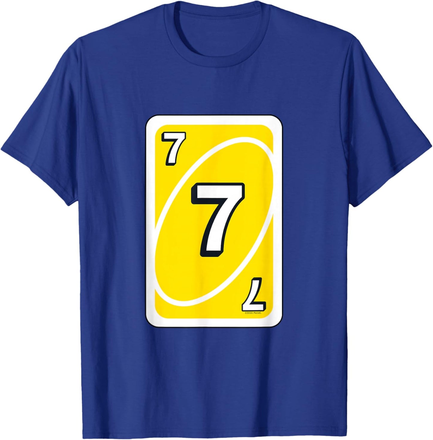 UNO Halloween Yellow 7" Card T-Shirt - T-Shirt | Royal