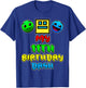My 11th Birthday Dash Video Game Theme Kid 11 Party Geometry T-Shirt - T-Shirt | Royal
