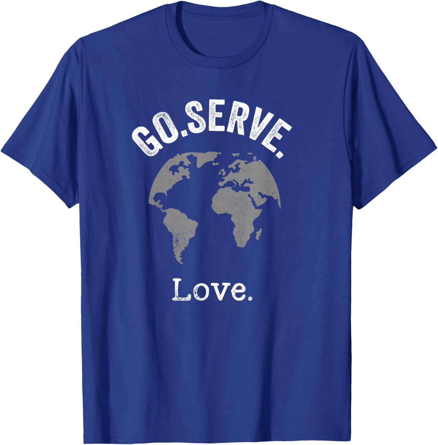 Go Serve Love World Mission Trip Difference Maker Christian T-Shirt - T-Shirt | Royal