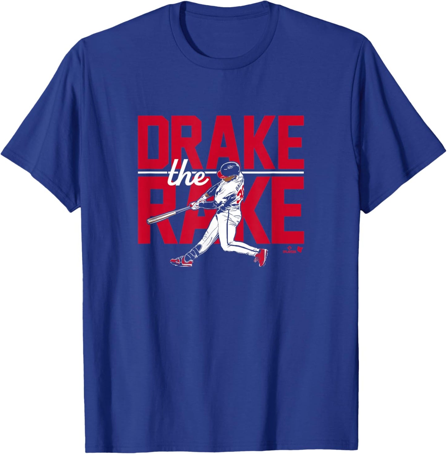 Drake Baldwin - The Rake - Atlanta Baseball T-Shirt - T-Shirt | Royal