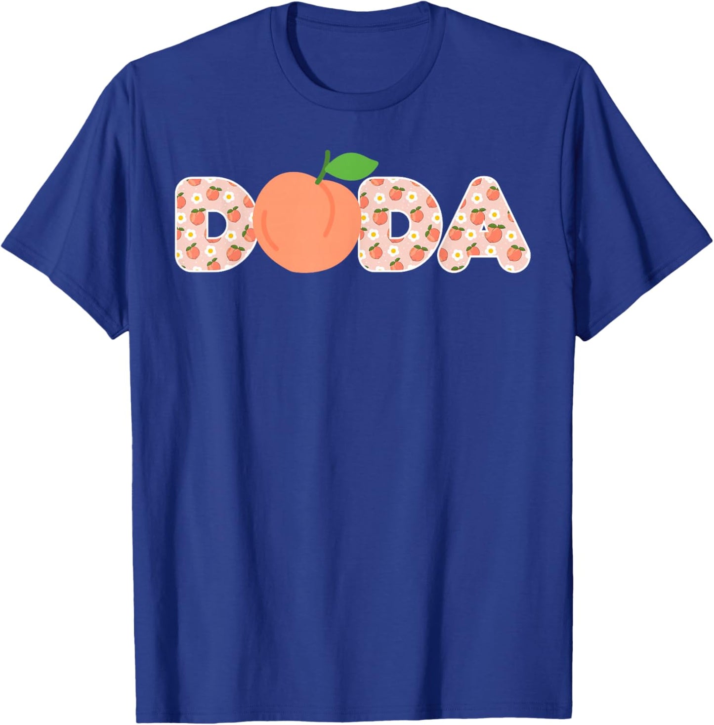 Dada of A Sweet Peach First Birthday Family Peach Party T-Shirt - T-Shirt | Royal