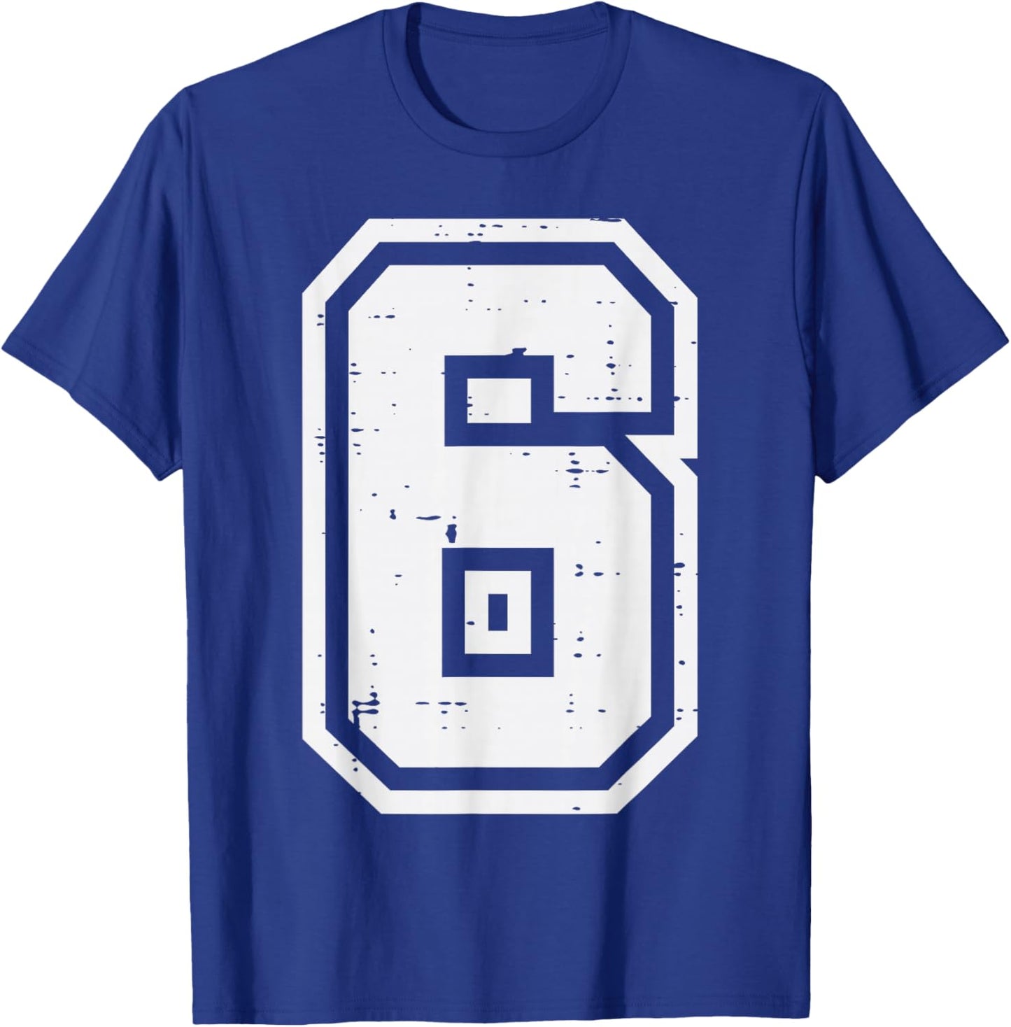 Number 6 Costume Halloween 67 Meme Men Women Kids Youth Teen T-Shirt - T-Shirt | Royal
