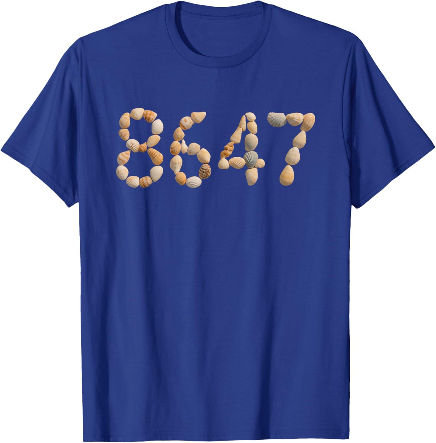 86 47 8647 Shirt 86 47 Seashells Sea Shells Summer Beach T-Shirt - T-Shirt | Royal