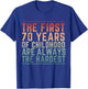 Funny 70 Birthday Legend Turning 70yr Humor Retro 1956 T-Shirt - T-Shirt | Royal