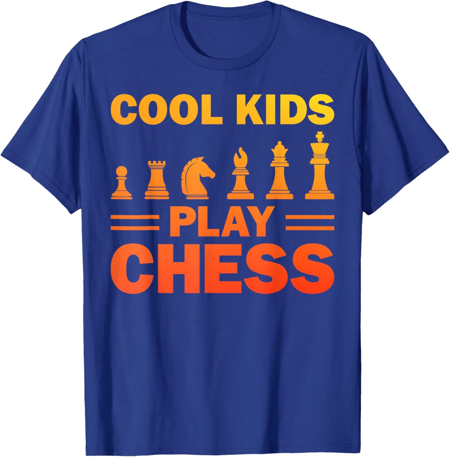 Cool Chess Art for Boys Girls Kids Chess Lover Chess Player T-Shirt - T-Shirt | Royal