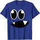 Cute Monster Face Halloween Costume Zombie Men Women Kid T-Shirt - T-Shirt | Royal