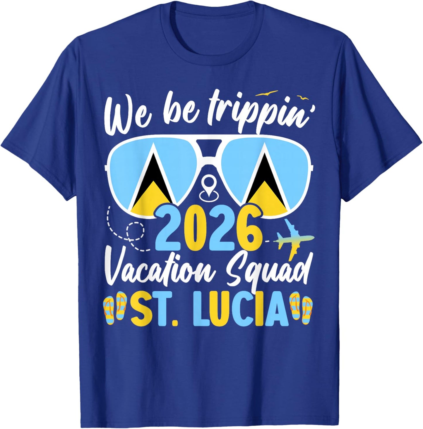 St. Lucia Vacation Family Friends Trip Cruise 2026 Matching T-Shirt - T-Shirt | Royal