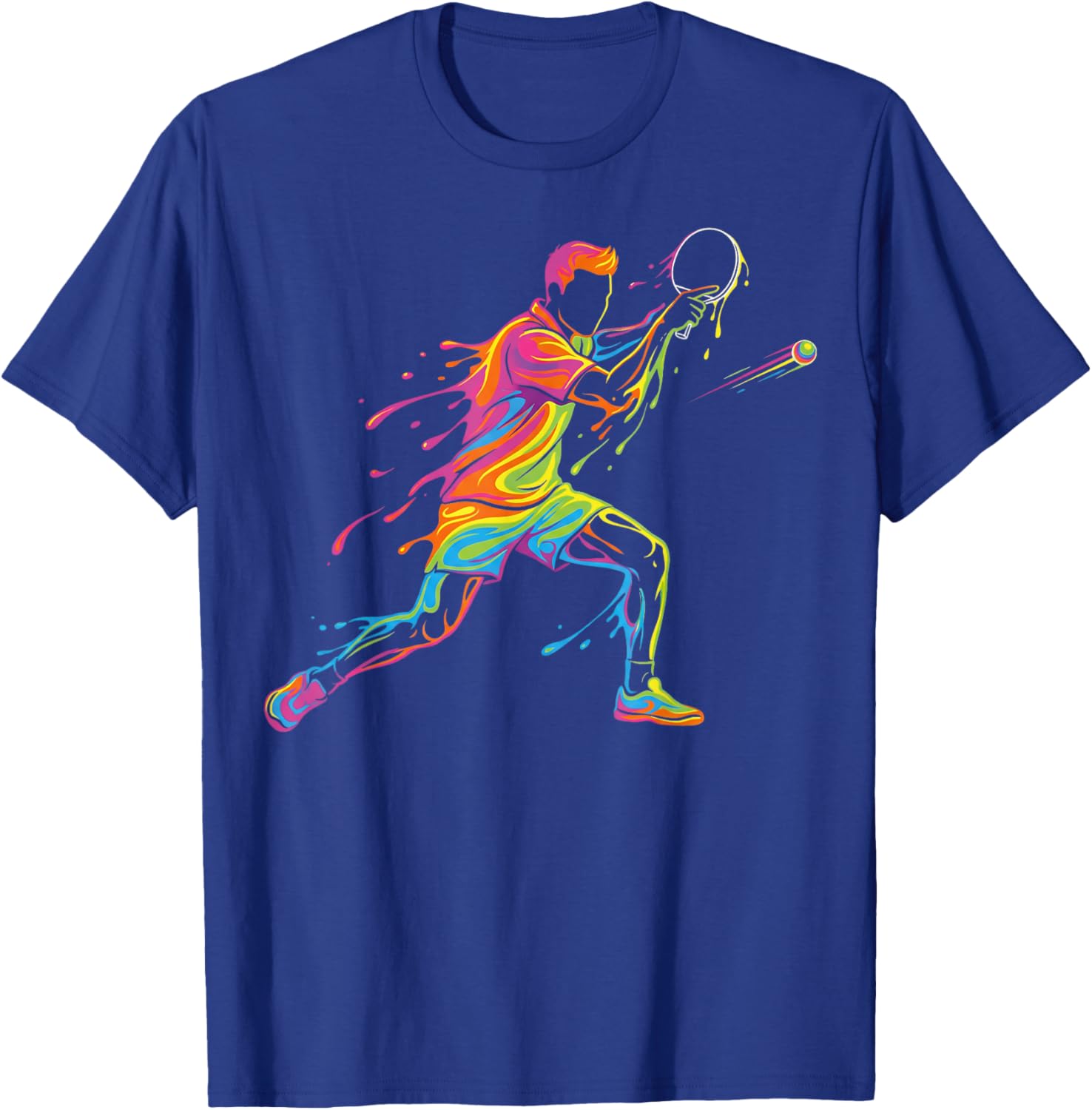 Cool Table Tennis Player Men Kids Boys T-Shirt - T-Shirt | Royal