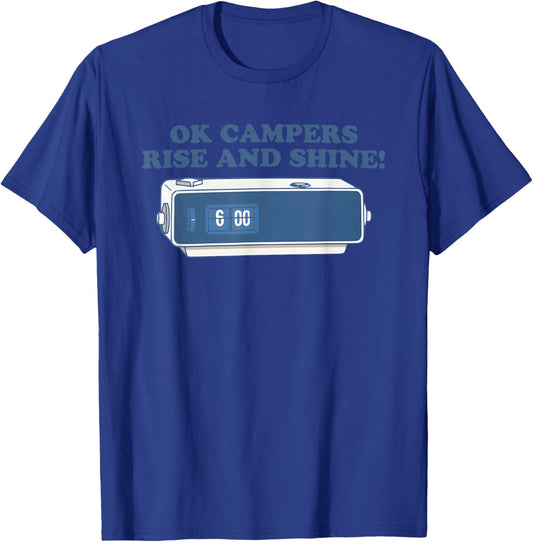 Ok Campers Rise and Shine T-Shirt - T-Shirt | Royal
