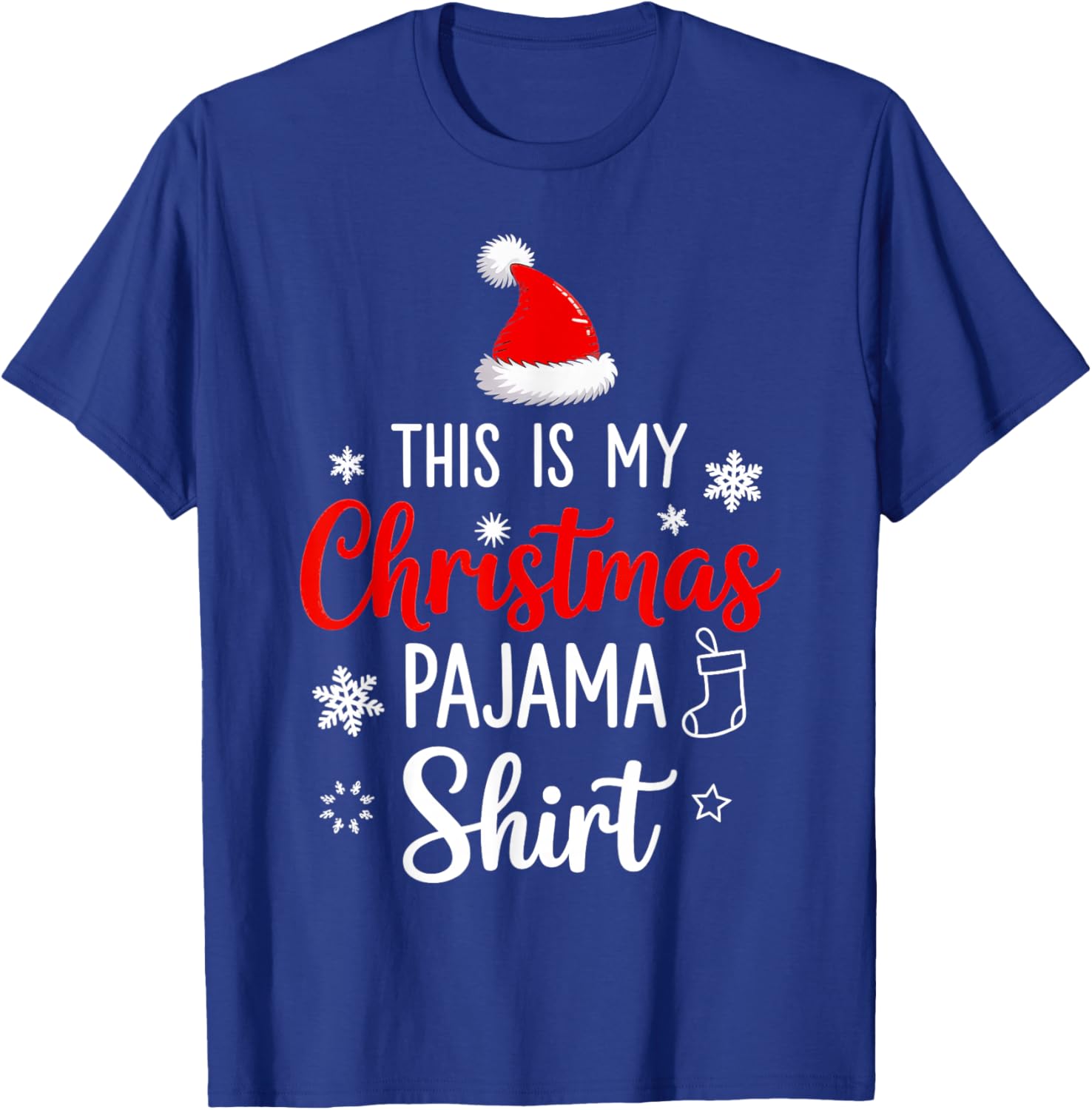 This is My Christmas Pajama T-Shirt - T-Shirt | Royal