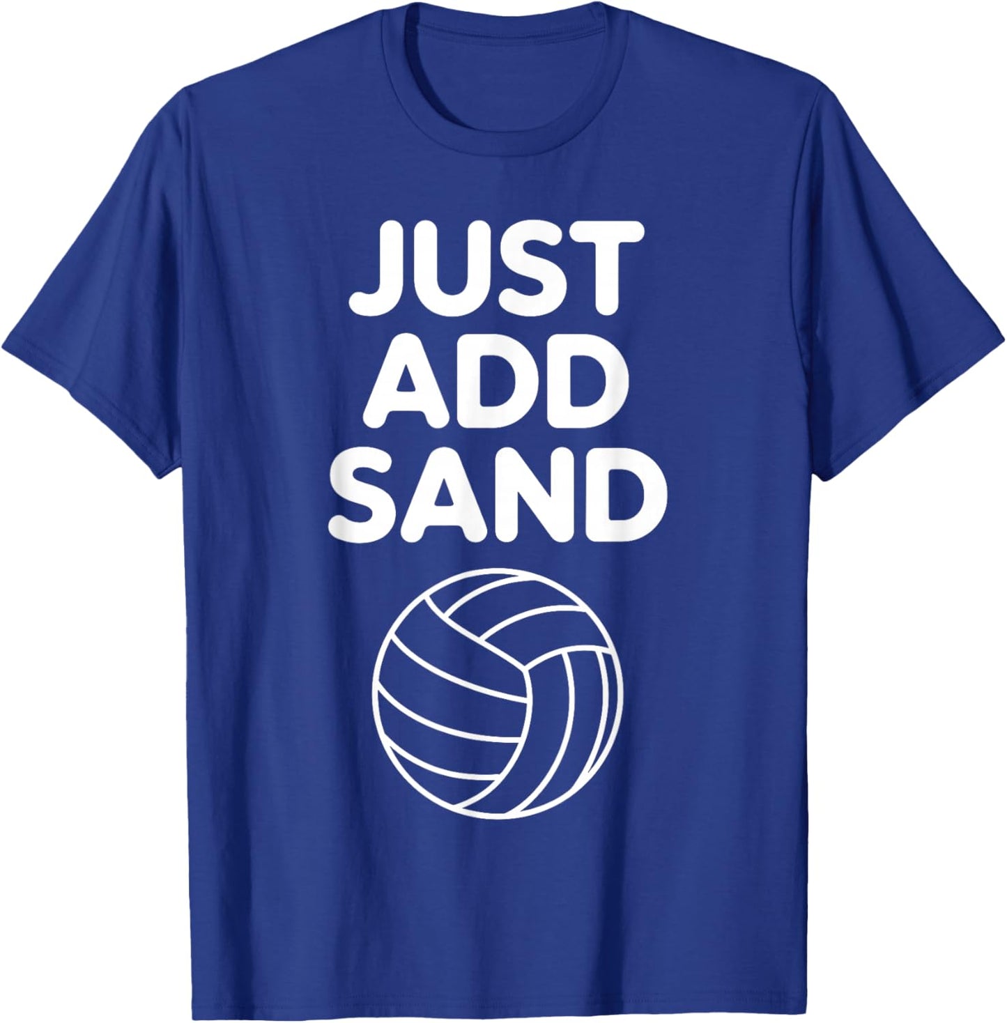 Funny Beach Volleyball Design Women Sand Volleyball T-Shirt - T-Shirt | Royal