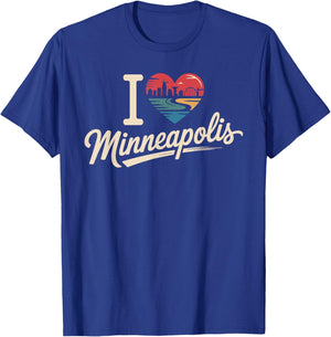 I Love Minneapolis I Heart Minneapolis T-Shirt - T-Shirt | Royal