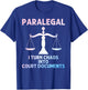 Best Paralegal Art Women Law Student Paralegal T-Shirt - T-Shirt | Royal