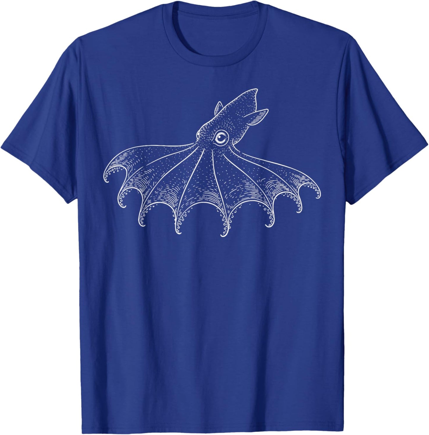 Vampire Squid Illustration T-Shirt - T-Shirt | Royal
