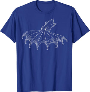 Vampire Squid Illustration T-Shirt - T-Shirt | Royal