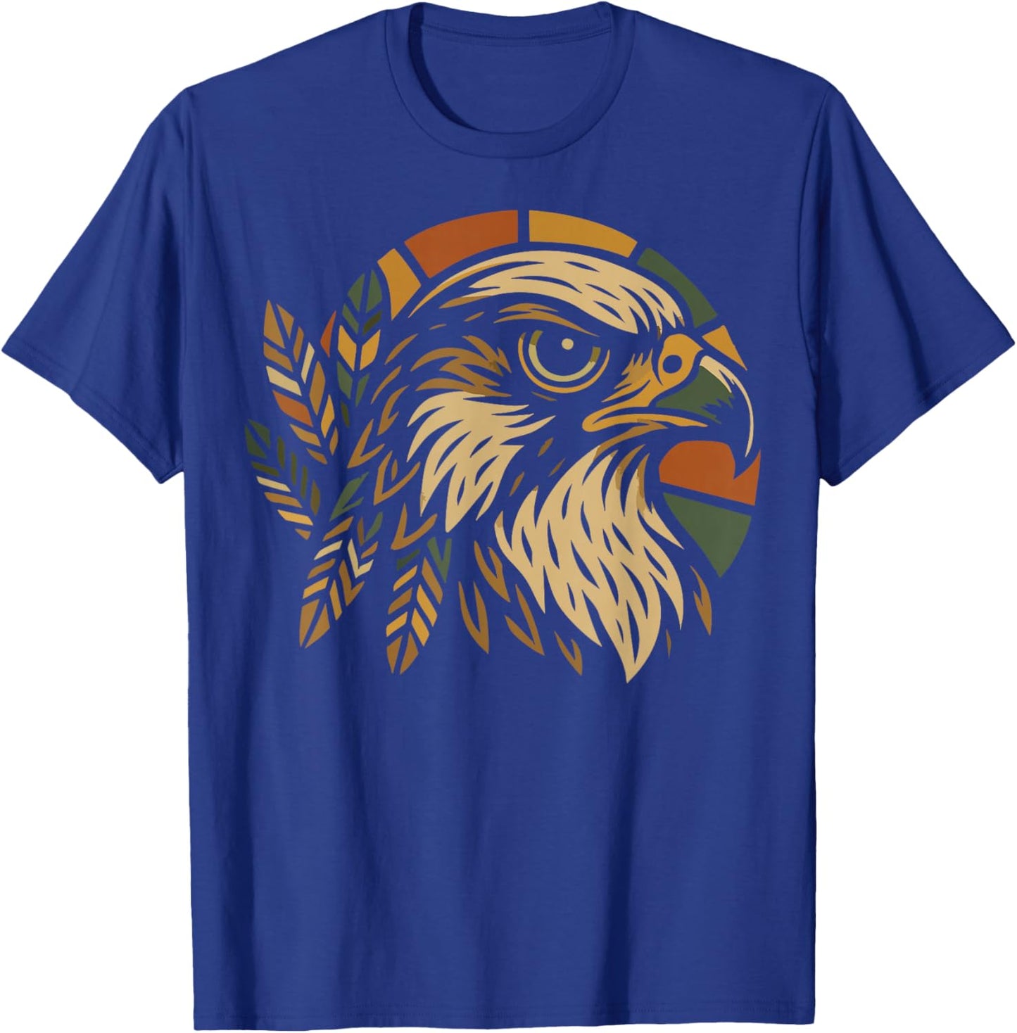 Falconry Enthusiast Peregrine Falcon Ornithology T-Shirt - T-Shirt | Royal