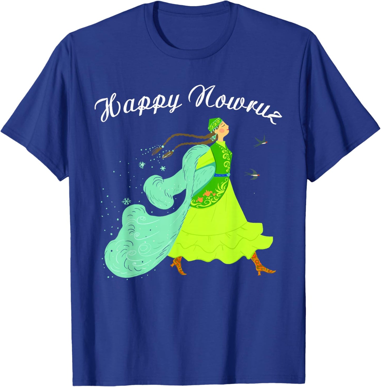 Happy Nowruz Persian New Year Party Dance Girl Women Costume T-Shirt - T-Shirt | Royal