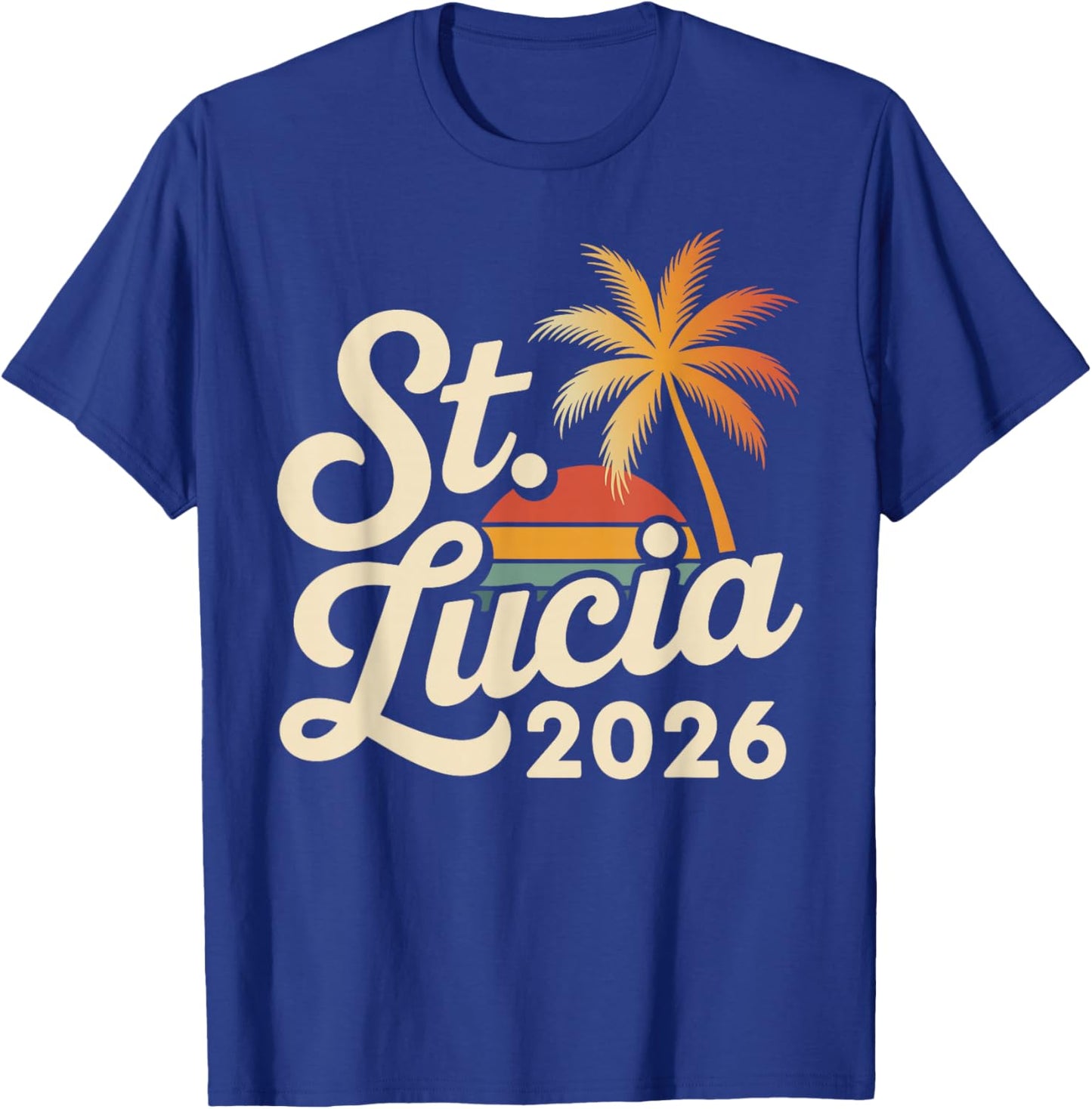 St Lucia 2026 T-Shirt - T-Shirt | Royal