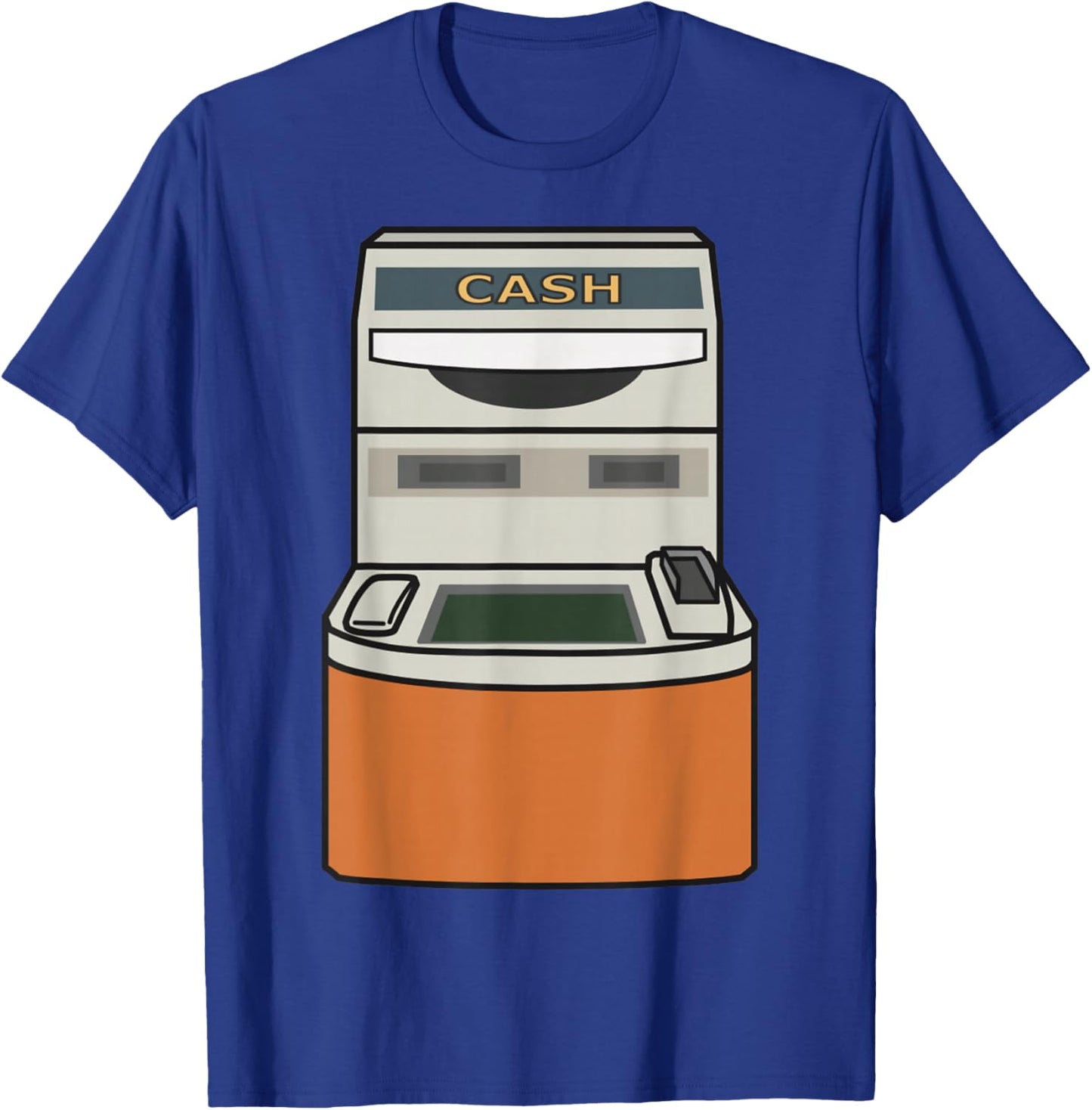 Funny ATM Machine Halloween Costume T-Shirt - T-Shirt | Royal