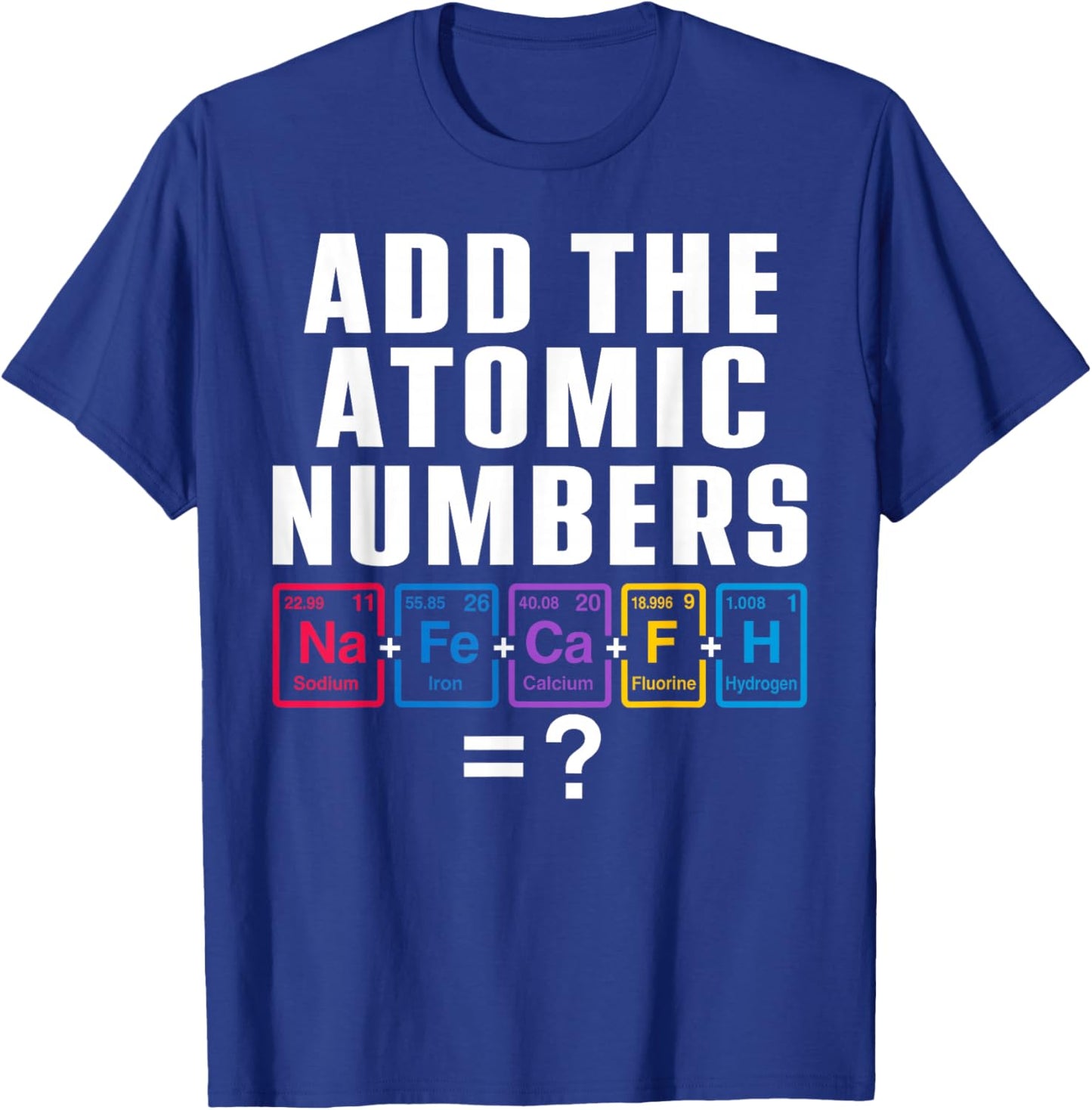 Funny 67 Six Seven Meme Matching Elements Periodic Table T-Shirt - T-Shirt | Royal