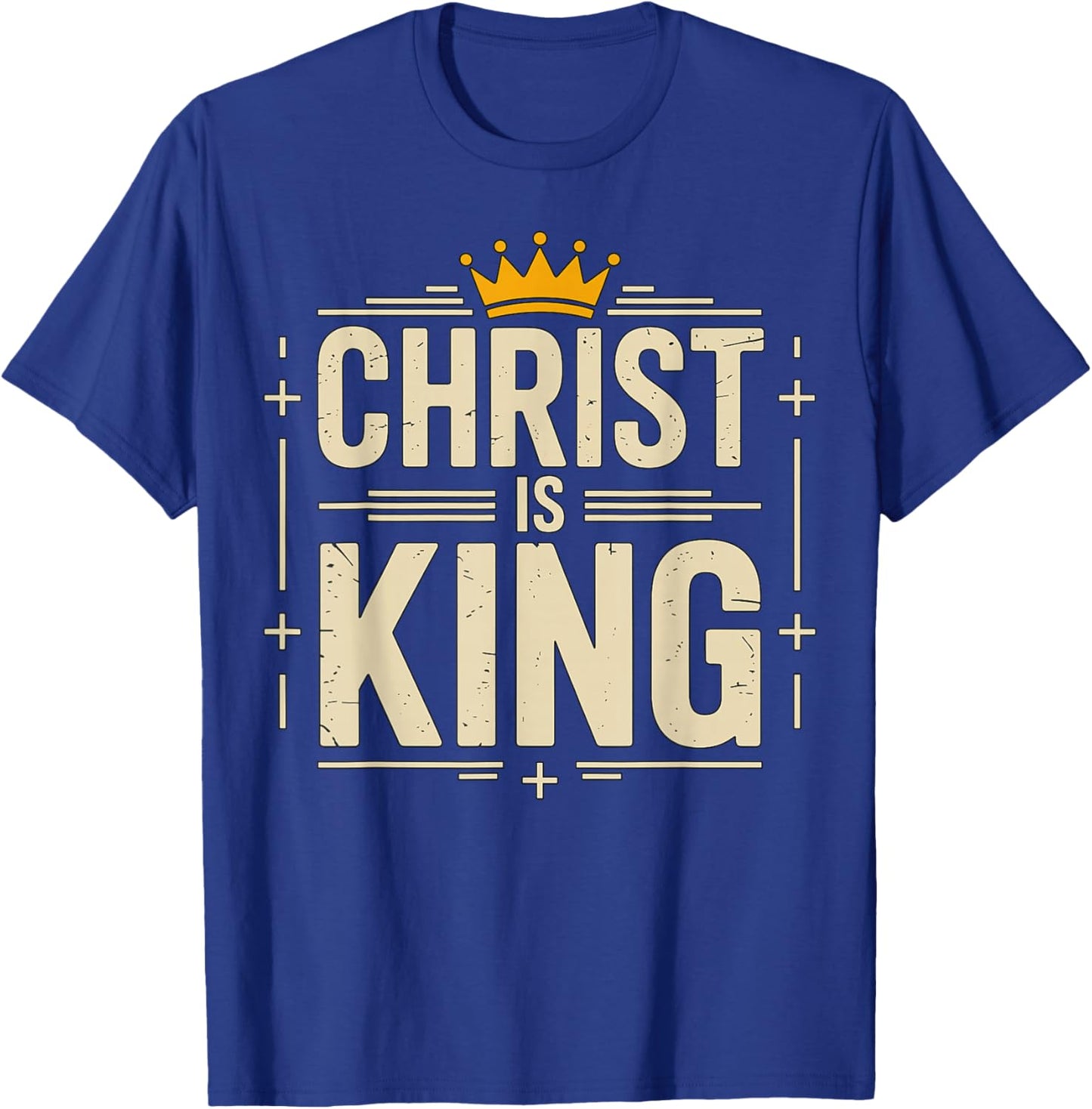 Christ is King Christian T-Shirt - T-Shirt | Royal