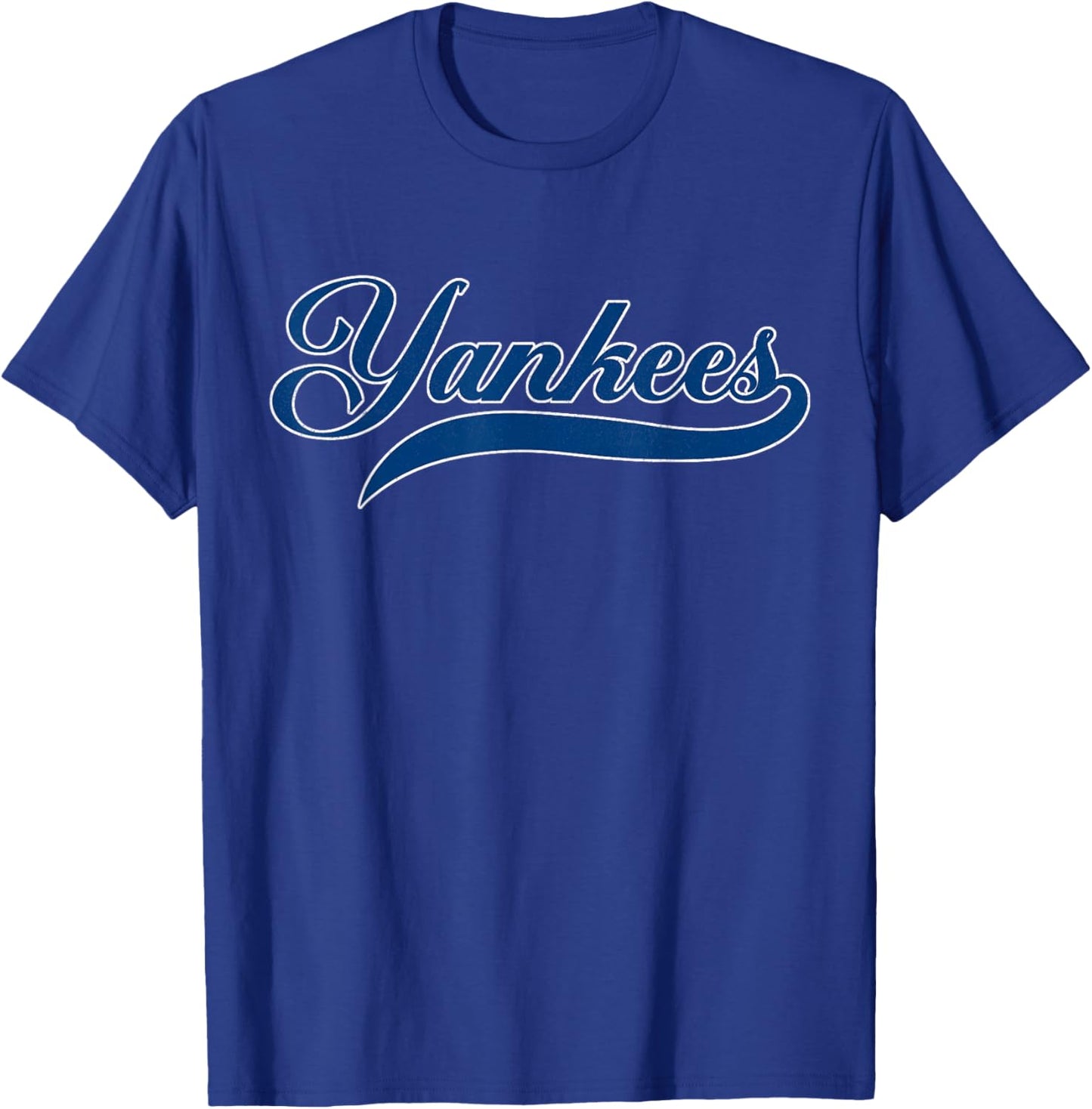 Yankees Vintage Retro Style, Classic 70s & 80s Yankees T-Shirt - T-Shirt | Royal