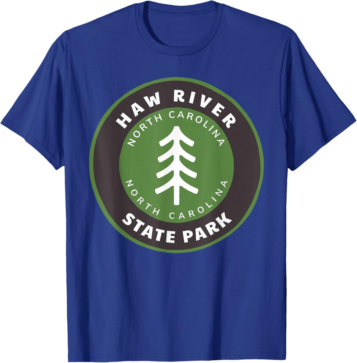 Haw River State Park North Carolina NC Vacation T-Shirt - T-Shirt | Royal