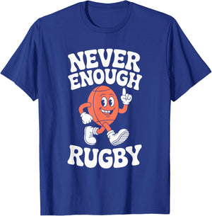 Funny Rugby Retro T-Shirt - T-Shirt | Royal