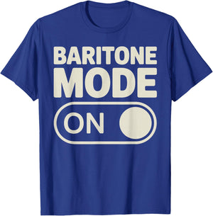 Baritone Art Women Marching Band Baritone Player T-Shirt - T-Shirt | Royal