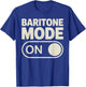 Baritone Art Women Marching Band Baritone Player T-Shirt - T-Shirt | Royal