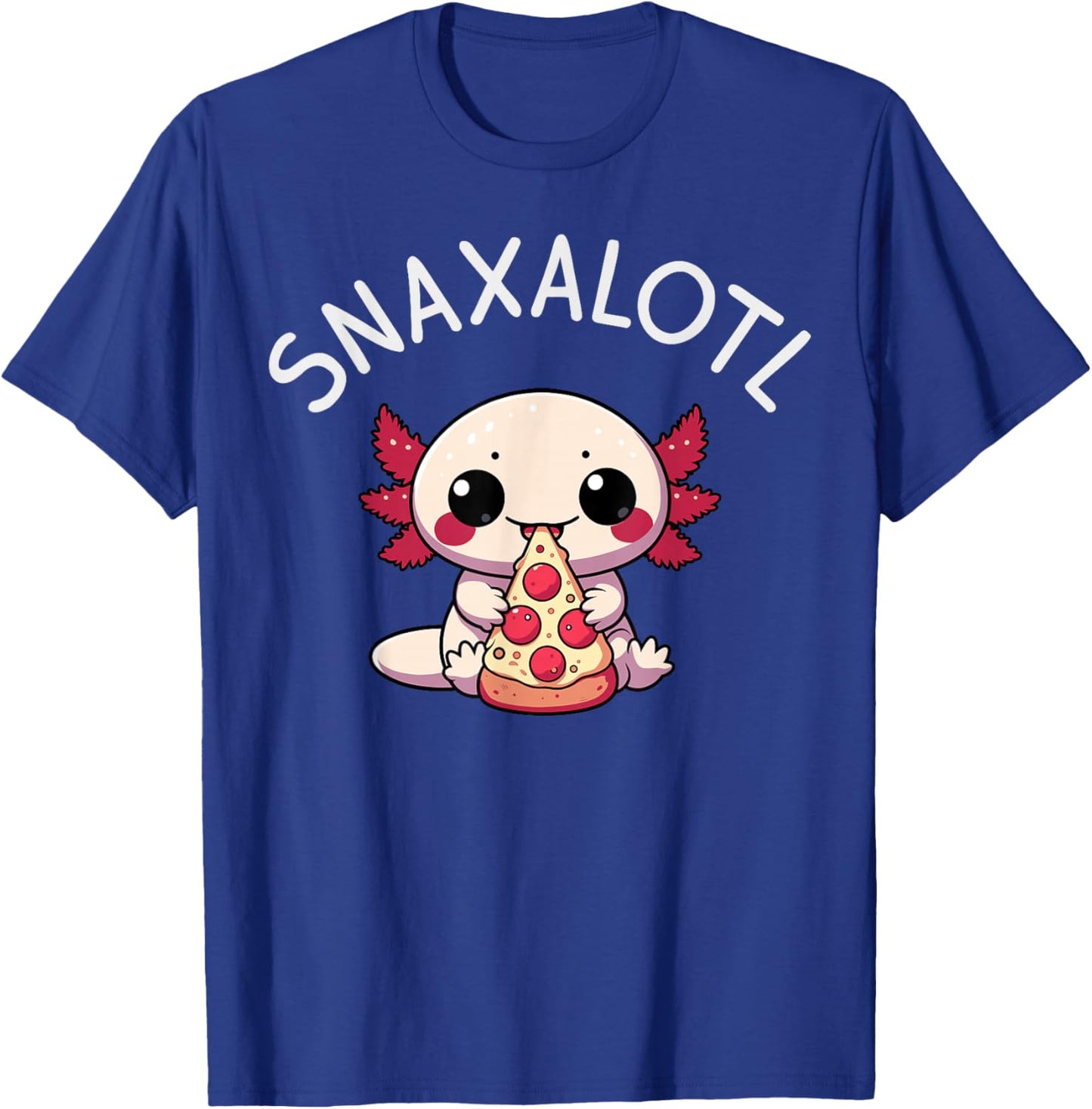 Axolotl, Kawaii T-Shirt - T-Shirt | Royal