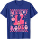 This is My 12th Rodeo Western Cowgirl 12 Years Old Birthday T-Shirt - T-Shirt | Royal