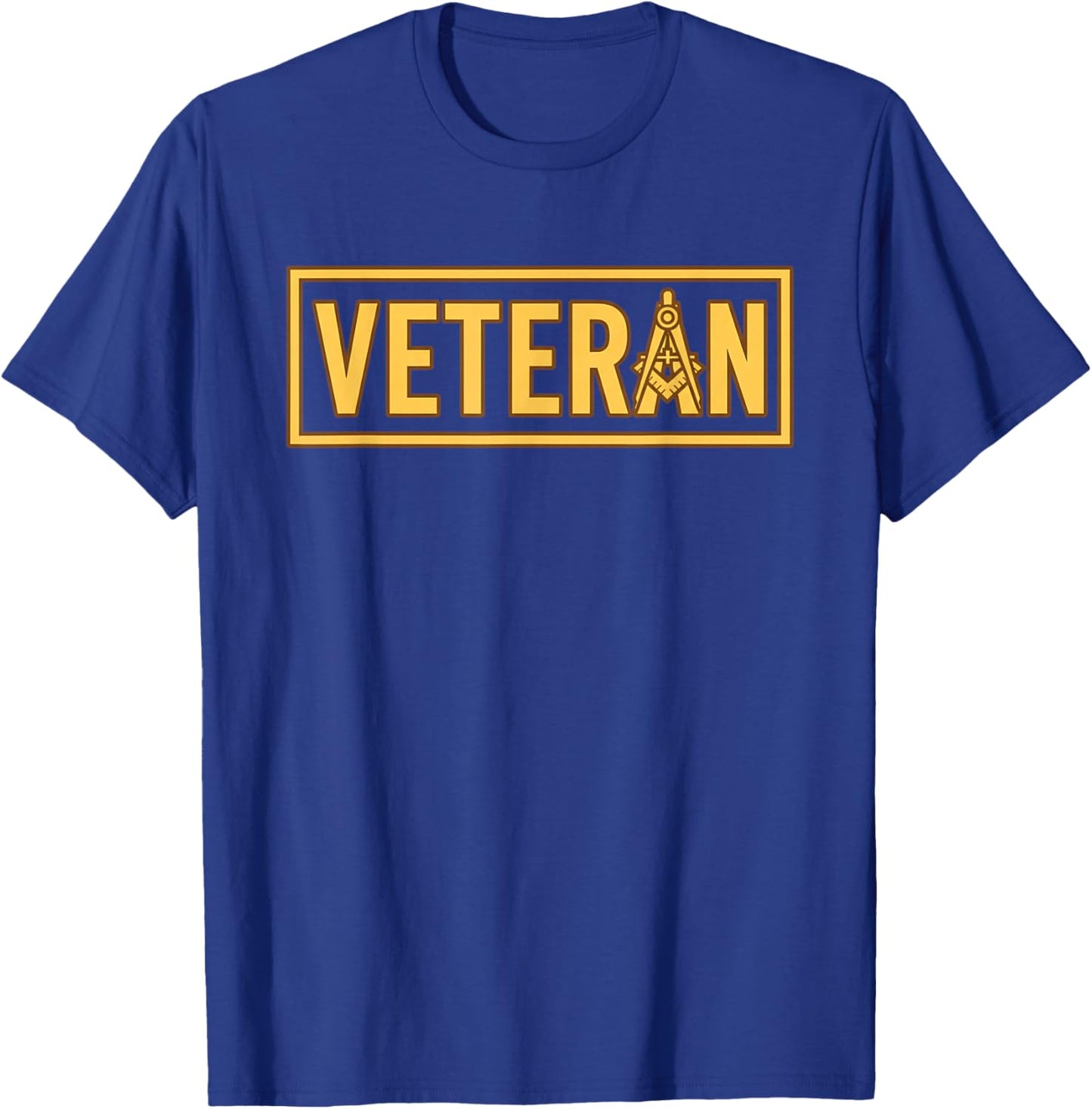 Veteran Freemason Masonic Emblem Veteran Military Pride T-Shirt - T-Shirt | Royal