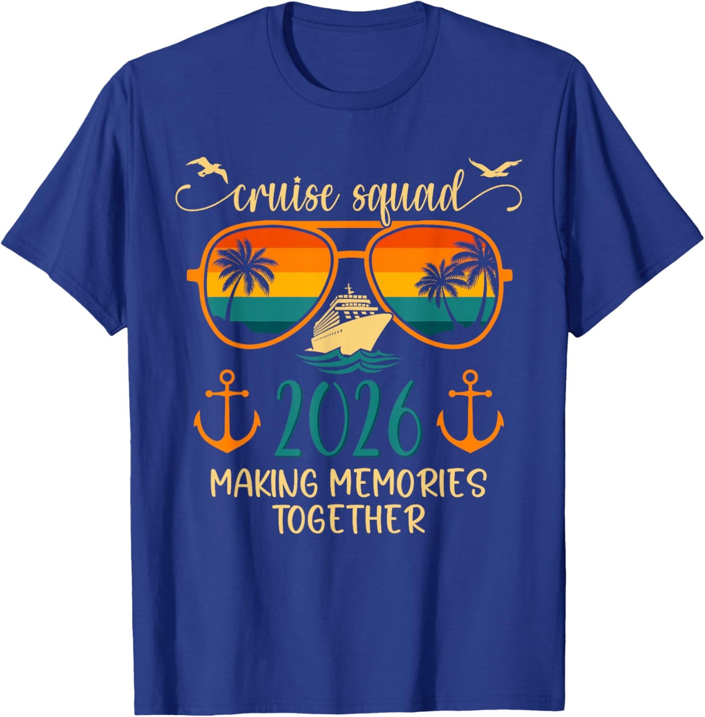 Cruise Squad 2026 Summer Vacation Matching Family Cruise T-Shirt - T-Shirt | Royal