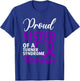 Proud Sister Turner Syndrome Awareness T-Shirt - T-Shirt | Royal