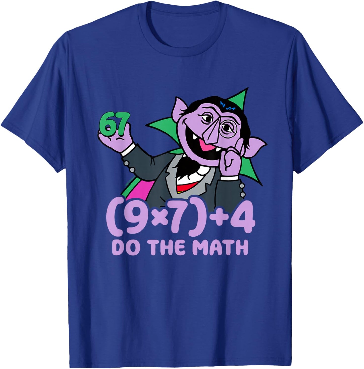 Sesame Street The Count Do the Math T-Shirt - T-Shirt | Royal