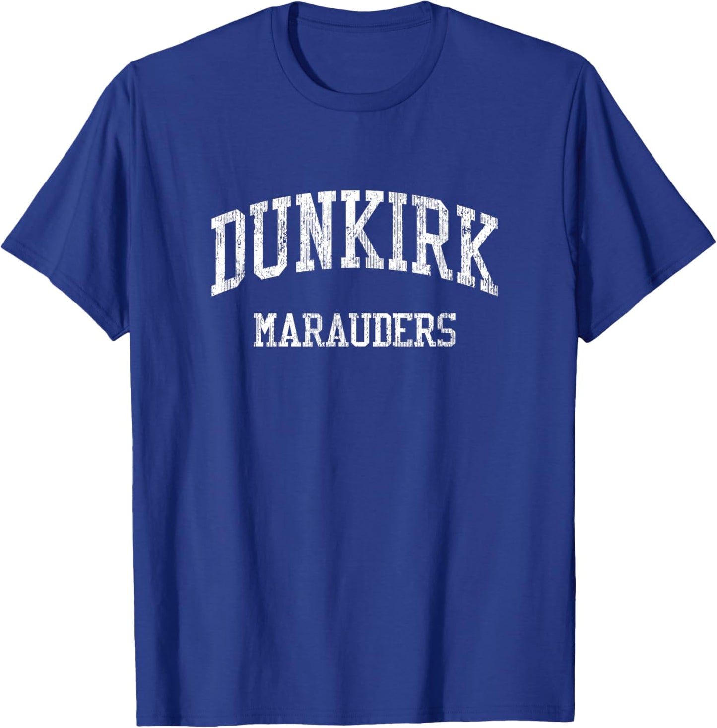 Dunkirk High School HS Dunkirk NY Vintage Sports T-Shirt - T-Shirt | Royal