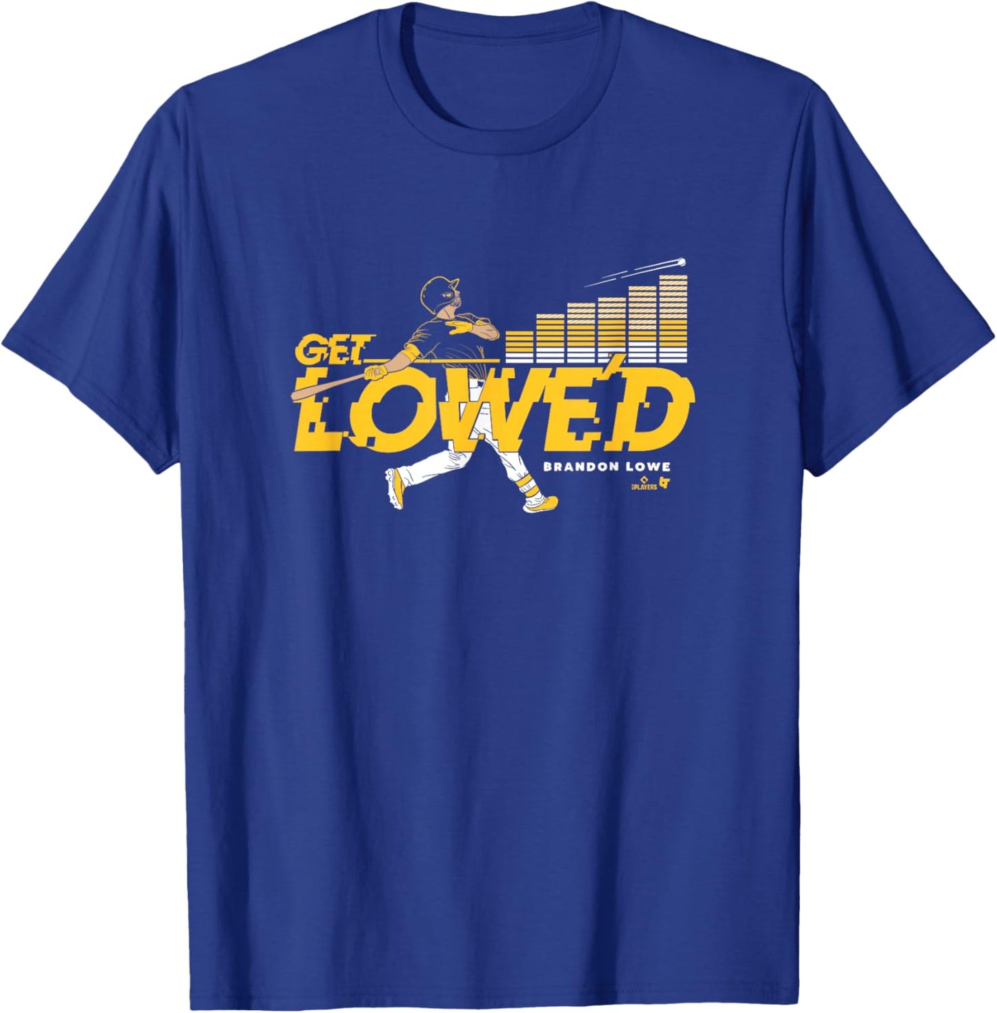 Brandon Lowe - Get Lowe'd - Pittsburgh Baseball T-Shirt - T-Shirt | Royal