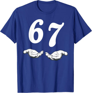 Six Seven 6 7 Meme T-Shirt - T-Shirt | Royal