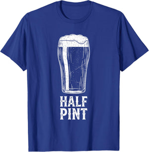 Pint and Half Pint Matching Beer Funny for Dad and Son T-Shirt - T-Shirt | Royal