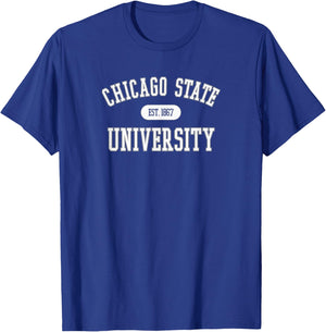 Chicago State Cougars Varsity Green Officially Licensed T-Shirt - T-Shirt | Royal