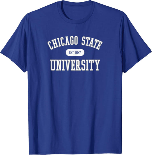 Chicago State Cougars Varsity Green Officially Licensed T-Shirt - T-Shirt | Royal